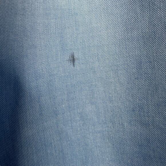 Nordstrom Blue Cotton Traditional Fit Button Down Shirt - Picture 7 of 11